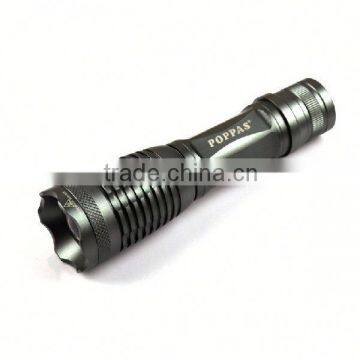 POPPAS S3 Super Bright Rechargeable Mini Zoom Led Tactical Torch Flashlight photo-4
