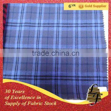 100% cotton flannel fabric stocklot ,mens shirt fabric