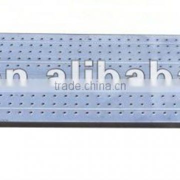 Galvanized metal scaffold plank with hook