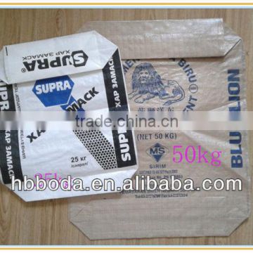 25 KG block bottom valve cement bags