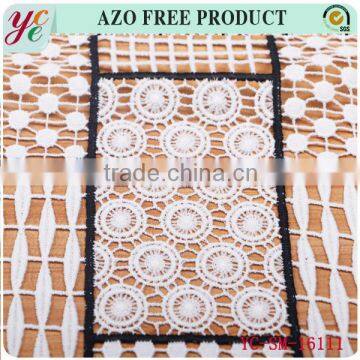 Black and White Hollow Out Pattern Water Soluble Fabric Embroidery for Women photo-2