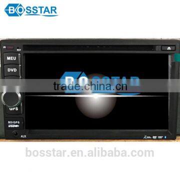 Universal double din 6.5inch touch screen wince 6.0 car dvd mp4 gps stereo player with bluetooth tv fm am rds radio