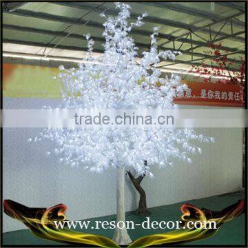 RS-TL36 H:3.5m Christmas outdoor white metal lighted trees