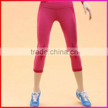 Women tight stretch sport running gym pants