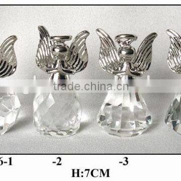 glass angel crystal craft