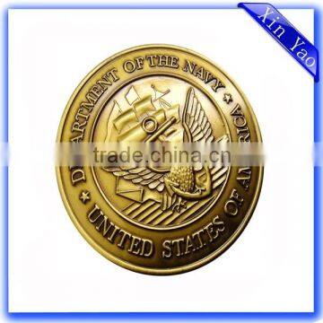 Wholesale Challenge Souvenir Custom Stamping Gold Coin