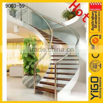 round handrail\curved wrought iron railing stairs