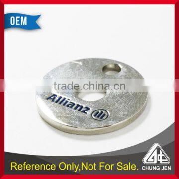 China Supplier Soft Enamel Embossed Cut Out Custom Euro Trolley Token Coin