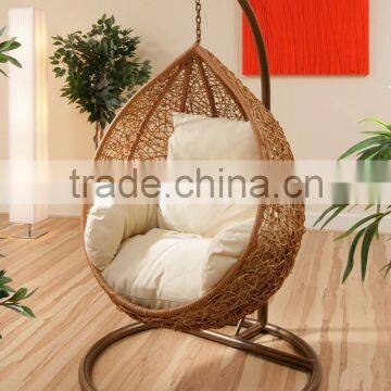 Comfortable swing chair for garden and coffee