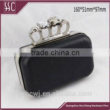 Guangzhou high quality skull purse frame & coin clutch purse frame