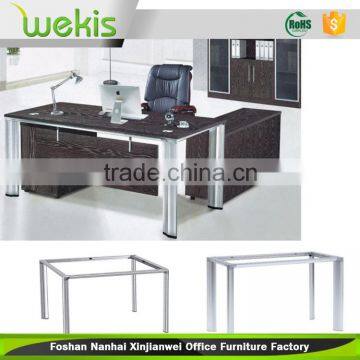 2016 china factory low price modern glass office desk