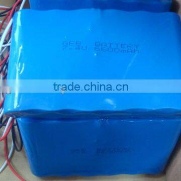 Rechargeable Medical Devices Battery/11.1V10Ah/18650 2000mah-3S5P Li-ion Battery photo-4