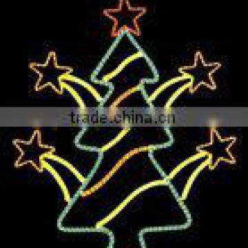 Rope light figure christmas LED decor motif