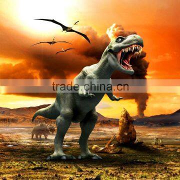 Wall decoration animal dinosaur mosaic picture art craft painting