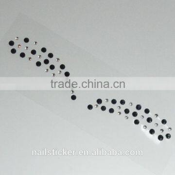 Custom Bindi Sexy Adhesive Eyeshadow Sticker Makeup Crystal Sticker Rhinestone Eye Rock Factory Quality Choice photo-3
