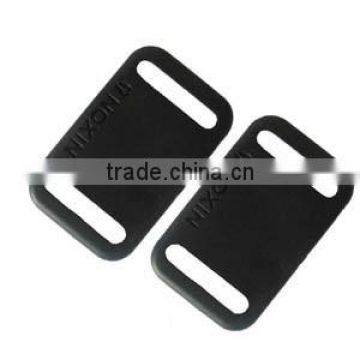 custom design logo and shape rubber buckle