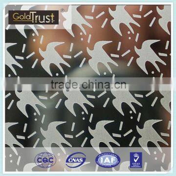 ASTM 304/316/316L/430 Etching finish Decorative Stainless Steel Sheet for Elevator,Building and Kitchen wall panels