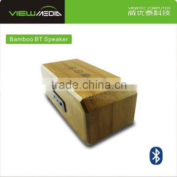 Indoor outdoor mp3 player song direct song wooden Bamboo BT Bluetooth speaker