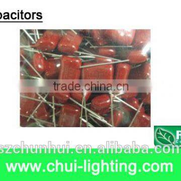 CBB22 metal film capacitors 135J 400V P=20MM