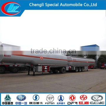 New condition fuel transport trailer 3 Axle fuel tank trailer 35-60cbm Mobile Tanker for sale