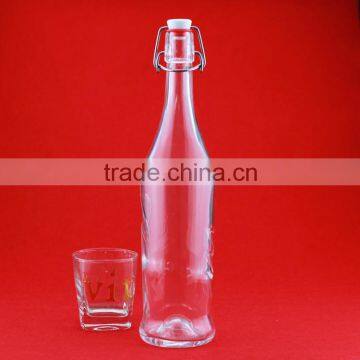 Hot sale swing cap 600ml bottles empty spirit bottle 500ml water bottles