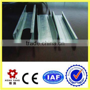 galvanized metal stud track