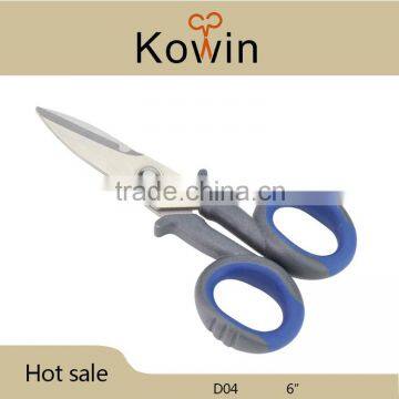 Soft Grip Handle Electrician Scissors