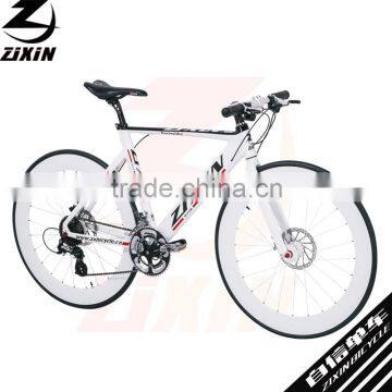 700C Aluminum Alloy Frame White Painting Disc Brakes Road City Men's Bike Bicycle Cycle Cycling photo-3