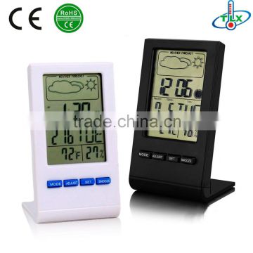 Battery Supply Desktop Calendar Temperature Digital Alarm Clock