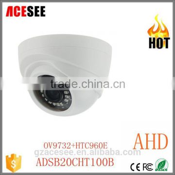 Hot promotion!!! Plastic IR Dome Camera ,1/4" OV 1.0MP CMOS Sensor, 720P/960H Camera