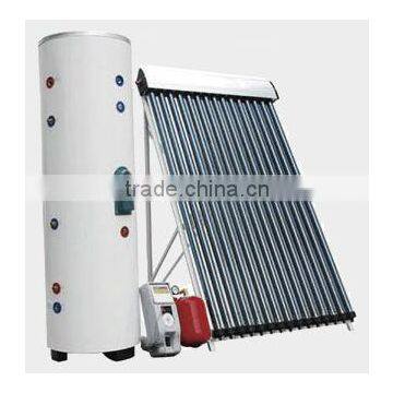 Home use split pressurized solar water heater