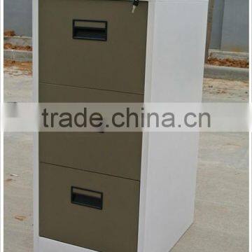 Factory sale metal filing cabinet with 3 drawers