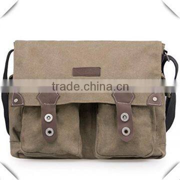 Hot Selling High Quality Canvas Messenger Bag Fashion Men's Shoulder Bag photo-2