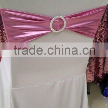 plain style spandex chair cover band sash for wedding