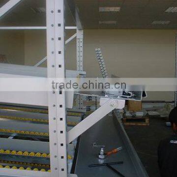 gravity flow racking system