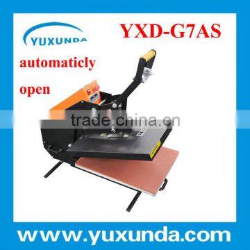 Newest Model!! YXD-G7AS High Quality Slipe and Automaticly Opening High Pressure t Shirt Heat Press Machine