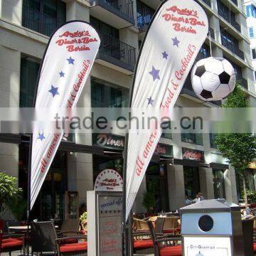 One Year Quality Warranty!Flying Teardrop Flag Banner Printing