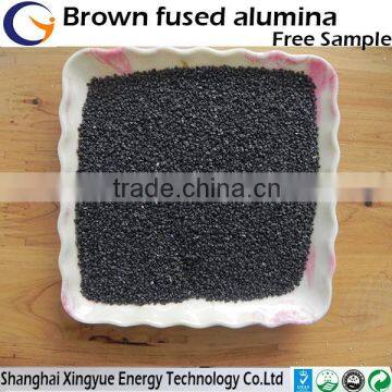 High hardness brown fused alumina sand for sandblasting