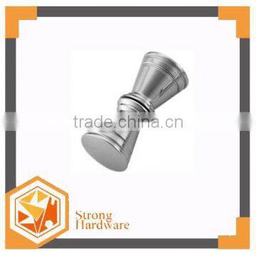 BH-09 Two Screw thread Knob, Bathroom sliding glass door handle, aluminum shower glass door double sided door handle