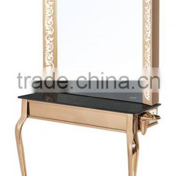 modern style hairdressing mirror station