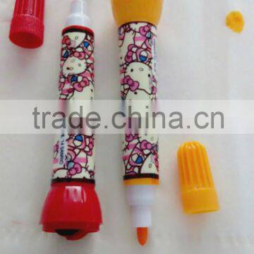 self -inked stamp felt pen