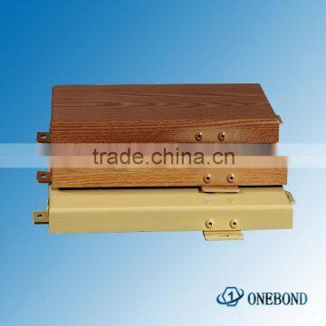 Wood wall aluminum solid panel /composite panel