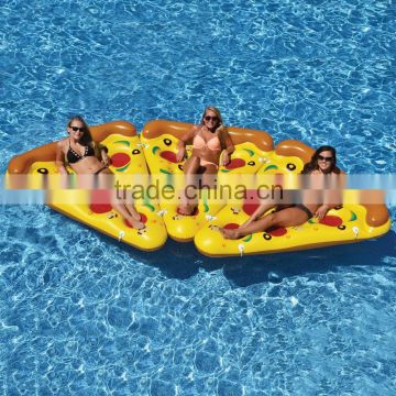 Popular shape water game custom large inflatable pizza float