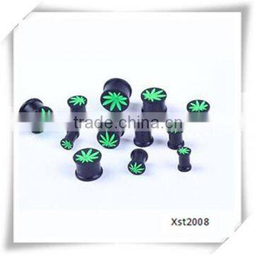 leaf ear gauges tunnels gauge jewellery