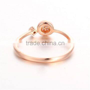 2016 New Design AAA CZ Gold Wedding Rings FR066 photo-2