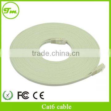 Grey 10ft net CAT.6 Network LAN Flat cat6 Cable