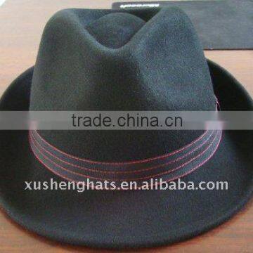 2011 fashion men wool felt fedora hat