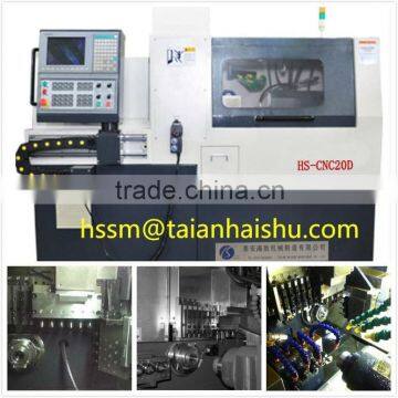 swiss type cnc lathe HS-CNC20D swiss cnc lathe machine with good price