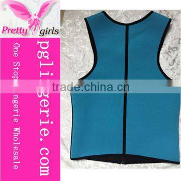 Wholesale Neoprene Waist Trainer Corset For Men Blue Hot Sport Waist Trainer Vest Neoprene Waist Training Corsets photo-2