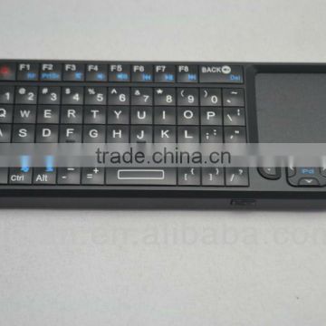 2.4ghz Rechargeable Silicon/Rubber Keyboard with USB 2.0 Charging Cable